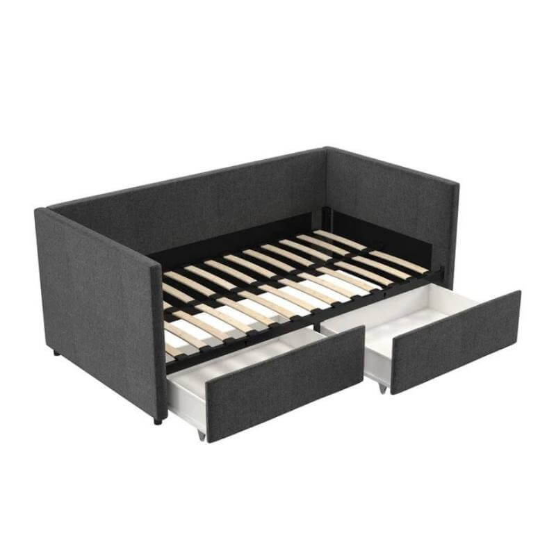 Lit de repos grandeur Simple avec rangement – Image 4