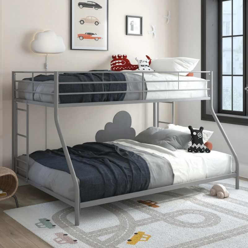 Lit superposé métallique pour petit espace, format junior – Image 3