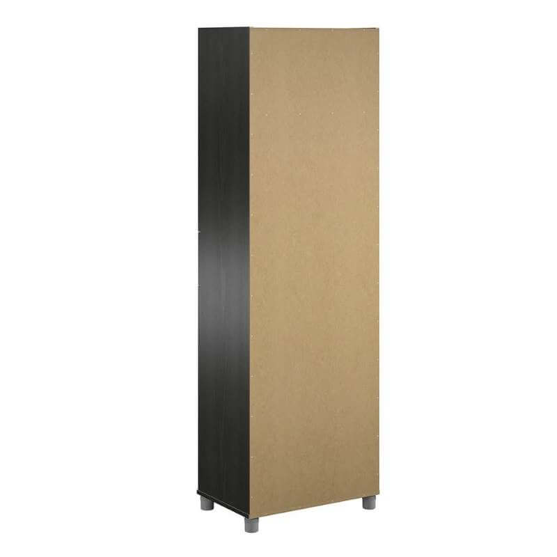 Armoire de rangement Drano Camberly à 4 portes et 1 tiroir, chêne noir – Image 4