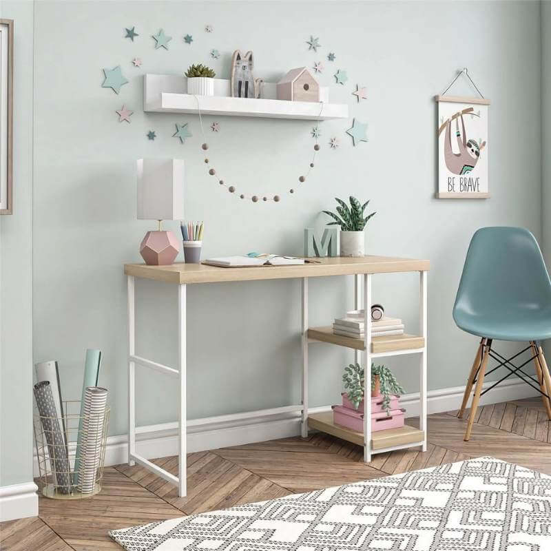 Bureau pour enfants avec étagères réversibles – Image 2