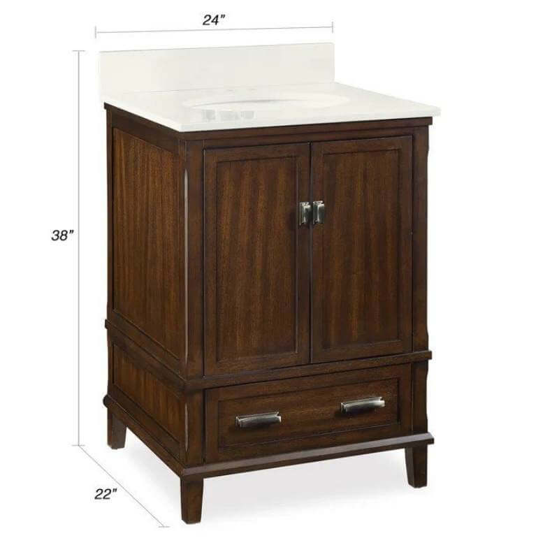 Meuble-lavabo double 24 po – Image 3
