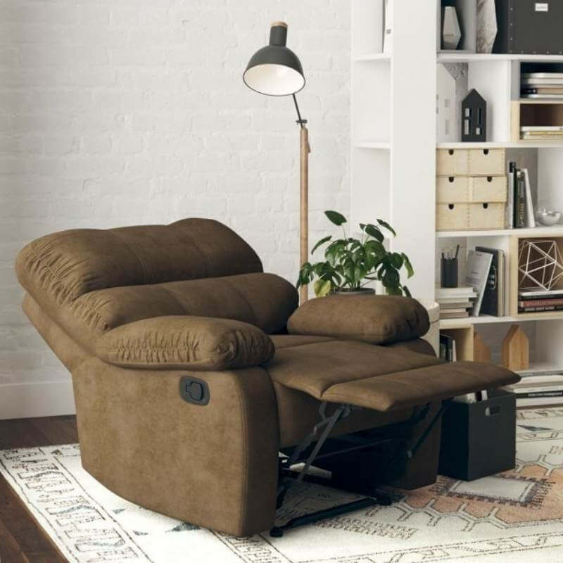 Fauteuil inclinable Sterling Chaise pour salon en couleur brun – Image 2