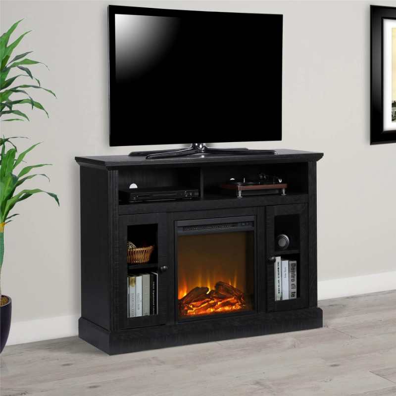 Meuble TV avec cheminée électrique Dorel Chicago pour téléviseurs jusqu'à 50 pouces – Image 7