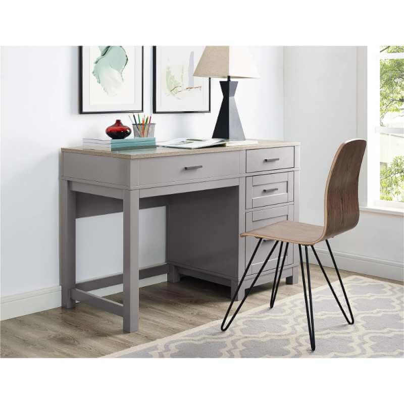 Bureau relevable Ameriwood Home Carver - Gris – Image 2