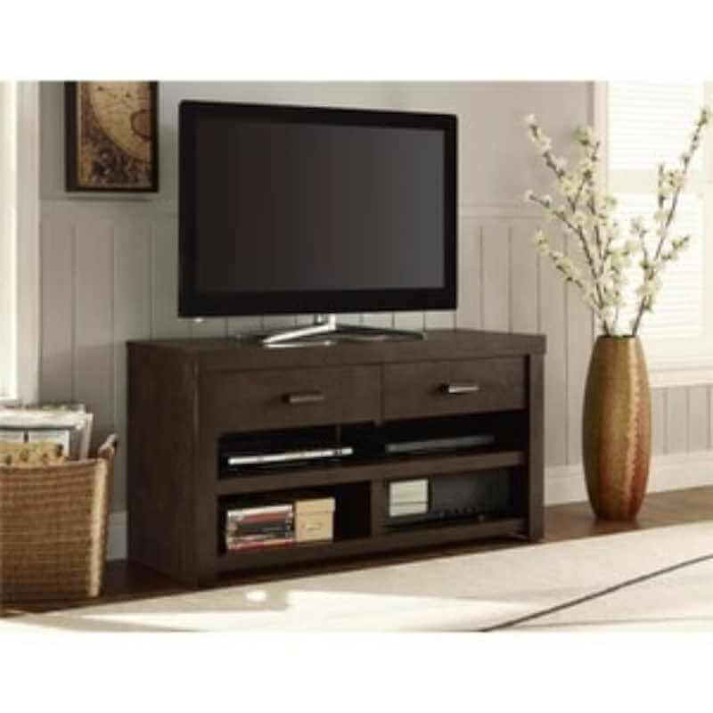 Meuble TV Dorel Westbrook pour téléviseurs de 107 cm (42 pouces), en noyer foncé