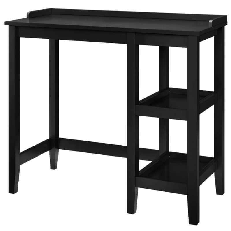 Bureau à un piétement Eleanor d'Ameriwood Home, noir – Image 3