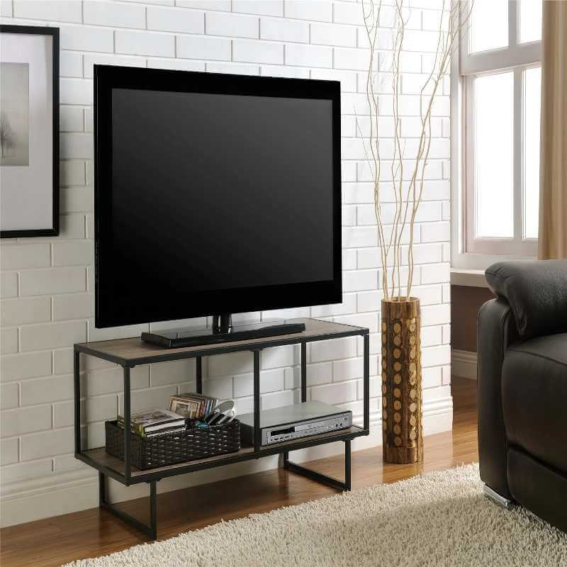 Meuble TV/table basse Ameriwood Home Emmett pour téléviseurs jusqu'à 42 pouces - Chêne gris – Image 2