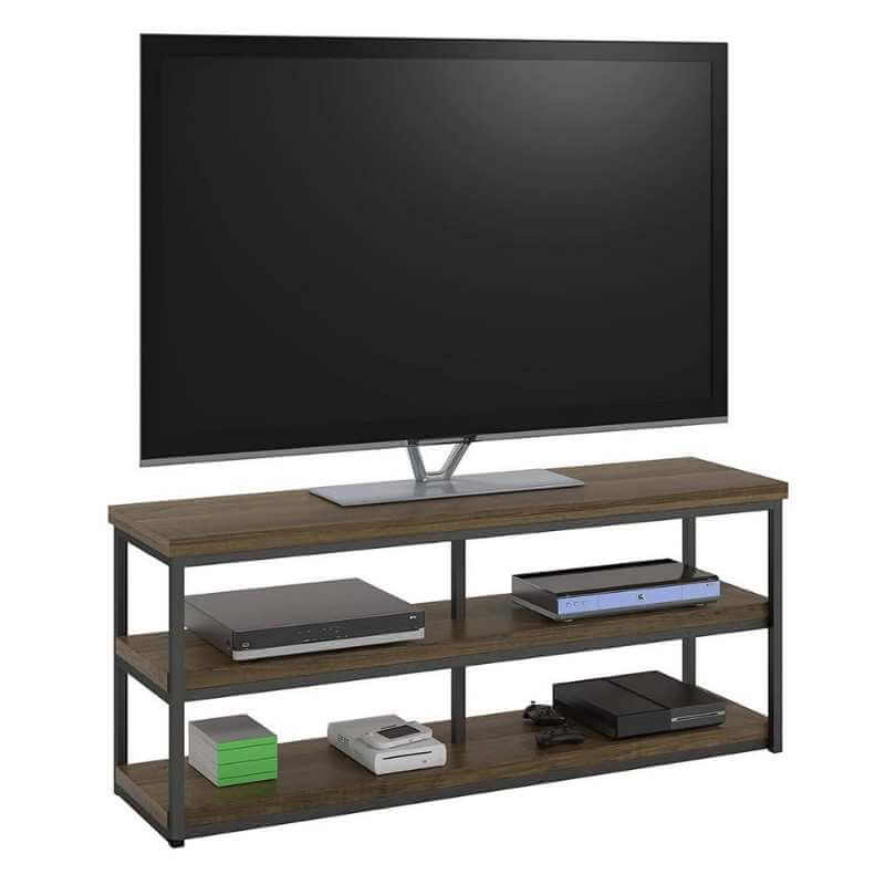 Meuble TV industriel avec étagères ouvertes – Image 2