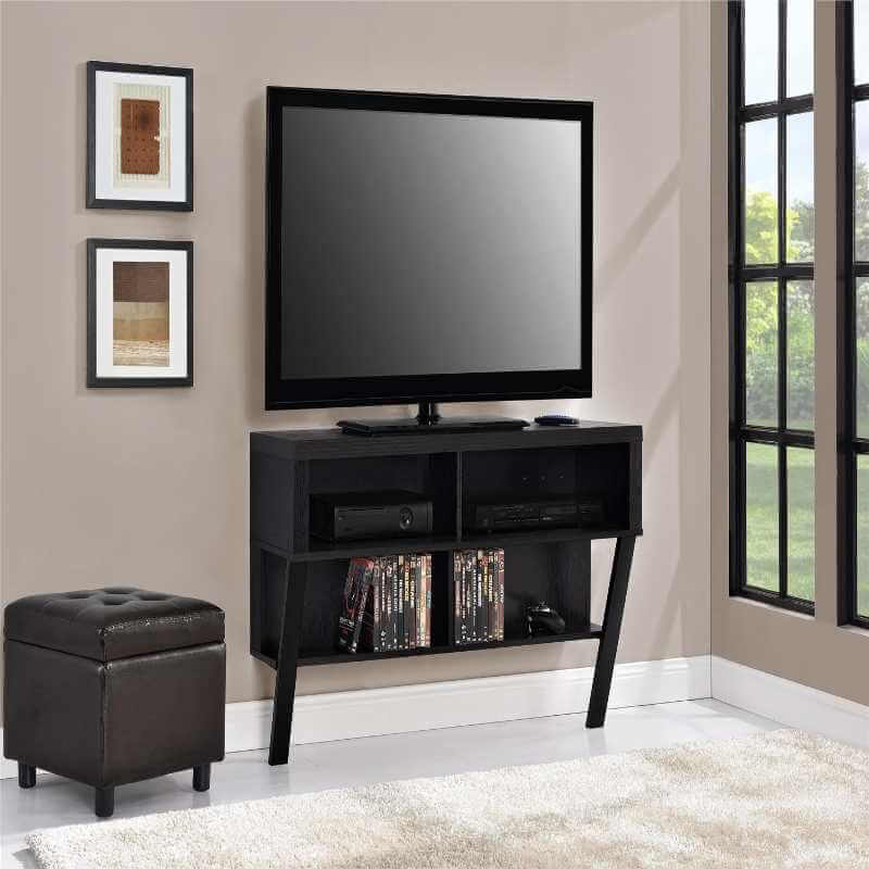 Support mural pour téléviseur Dorel Layton, pour téléviseurs de 119 cm (47 po), en chêne noir