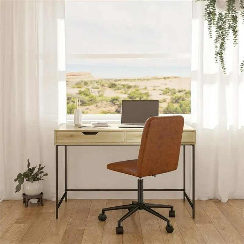 Bureau d'ordinateur avec 2 tiroirsBureau d'ordinateur Ameriwood Home Modine 48 W – Image 6