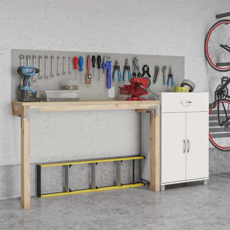 Meuble de rangement bas Systembuild Evolution Lory 24" à 1 tiroir et 2 portes – Image 2