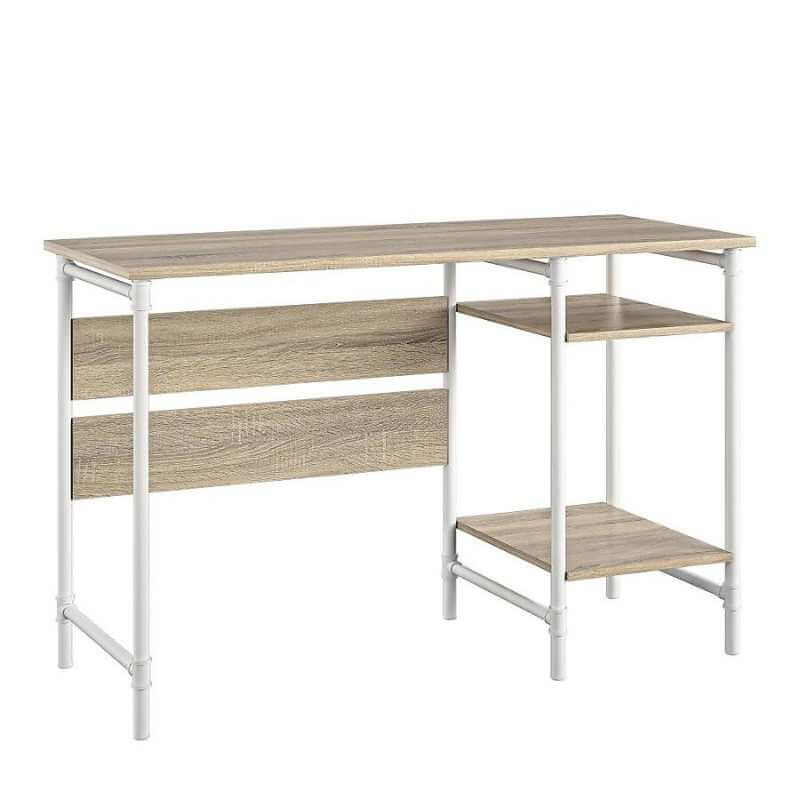 Bureau à un piétement Bloomington d'Ameriwood Home, chêne vieilli – Image 2