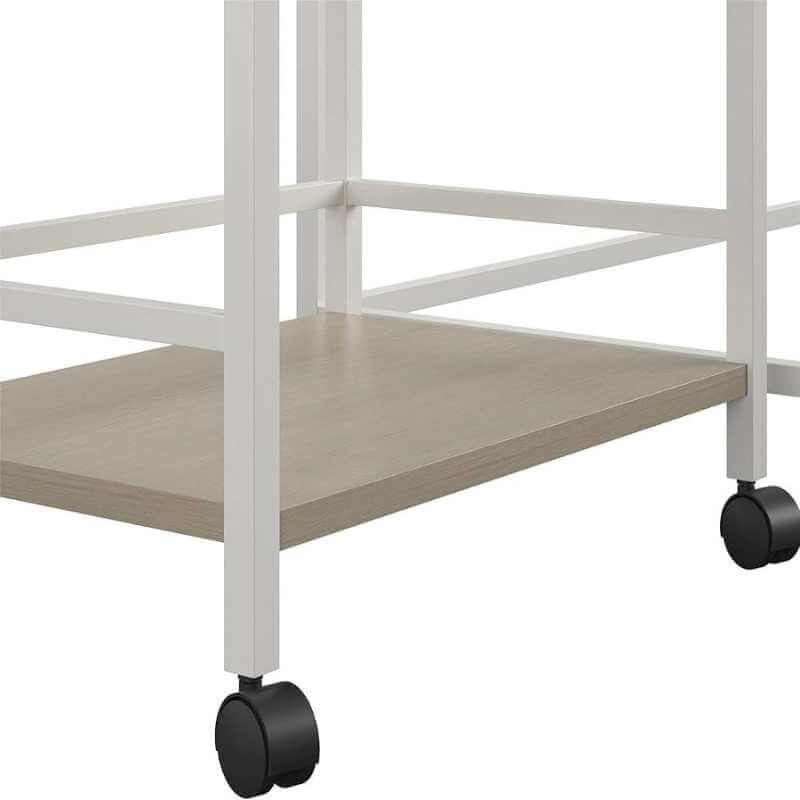 Bureau d'ordinateur Ameriwood Home Baylor 36 po de largeur avec chariot à roulettes – Image 6