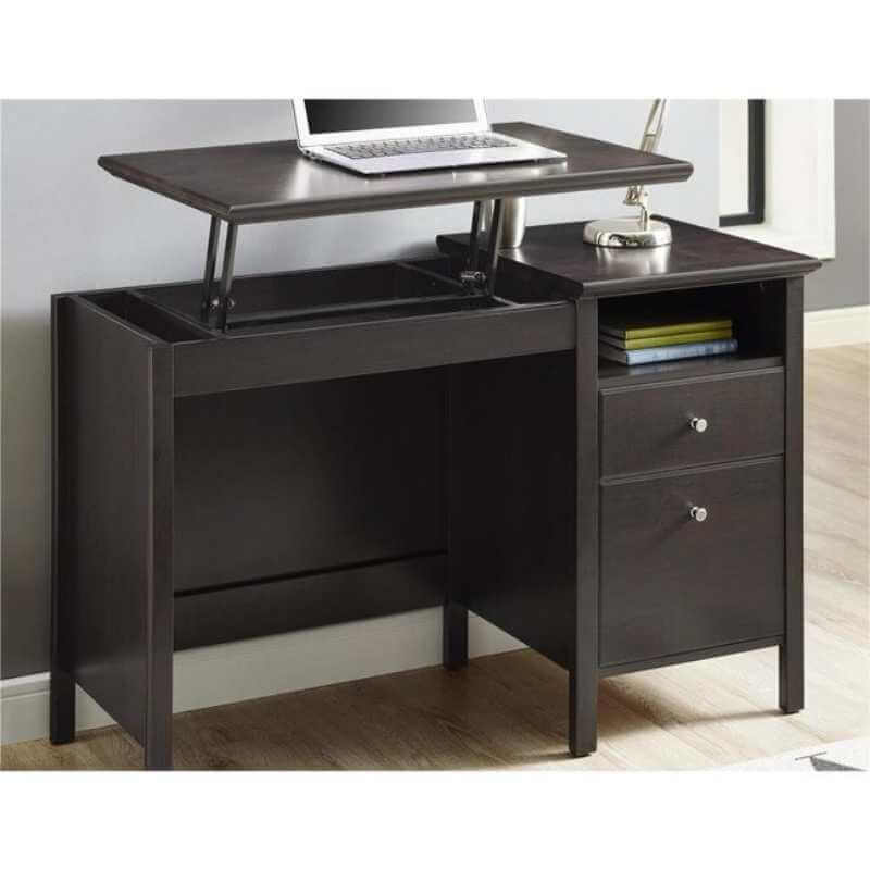 Bureau relevable Adler d'Ameriwood Home, couleur expresso – Image 2
