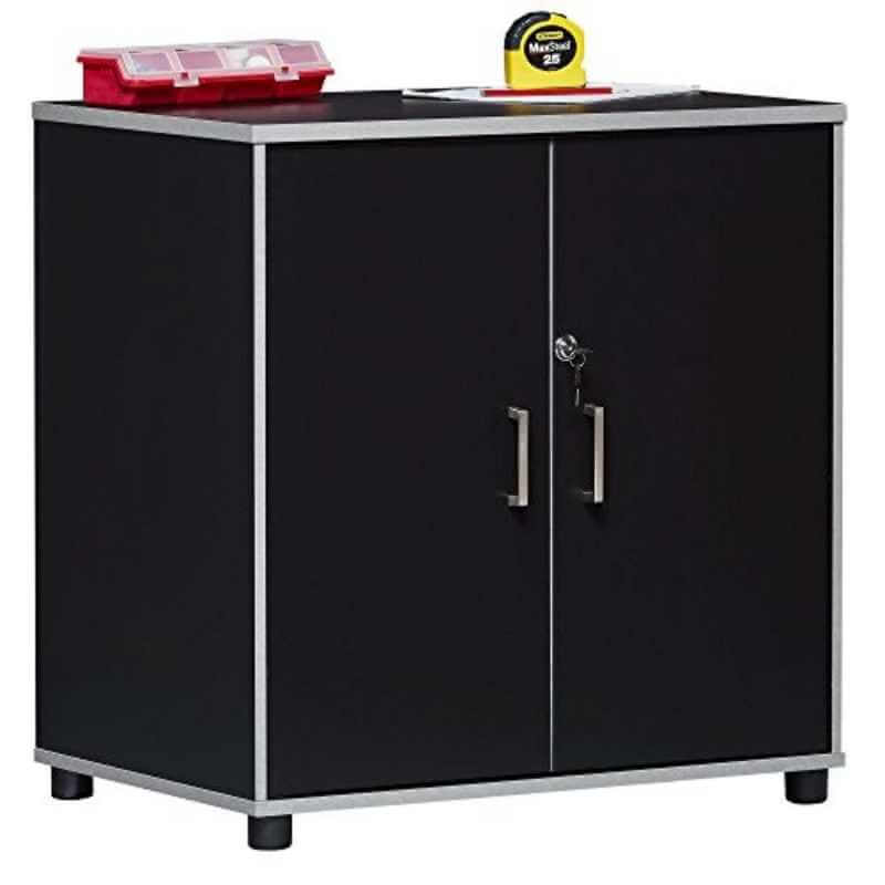 Meuble bas Systembuild Apollo 2 portes noir – Image 3
