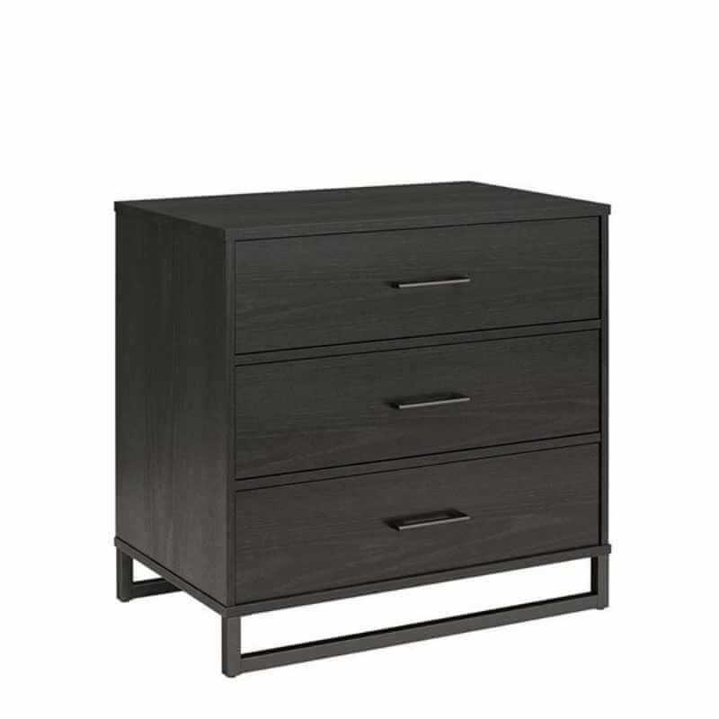 Commode à 3 tiroirs Monterey d'Ameriwood Home, chêne noir – Image 2