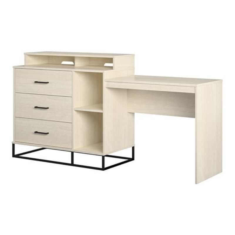 Ensemble meuble multimédia et bureau 3 en 1 Novogratz Kelly – Image 2
