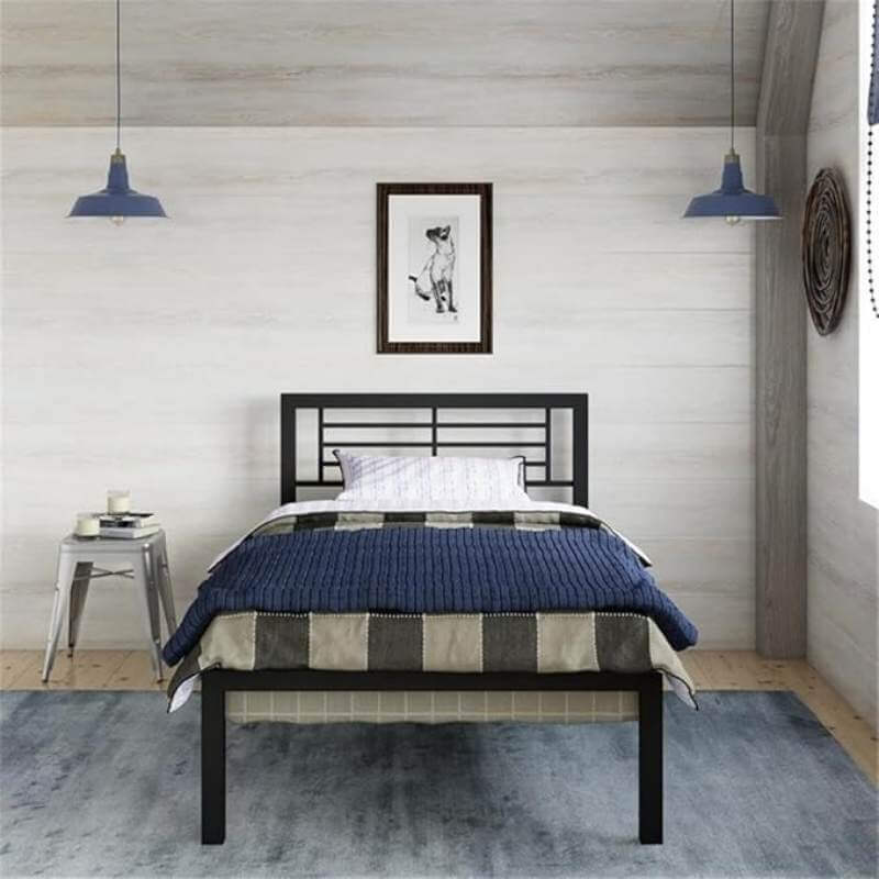 Lit simple métallique Your Zone – Image 2