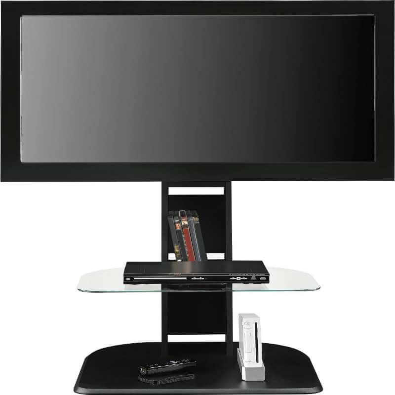 Support TV Dorel Galaxy pour téléviseurs 50 pouces avec fixation murale, noir – Image 2