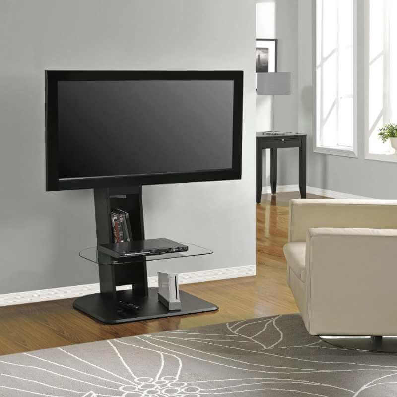 Support TV Dorel Galaxy pour téléviseurs 50 pouces avec fixation murale, noir