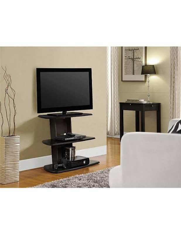 Meuble TV compact pour écran jusqu’à 32" – Finition espresso
