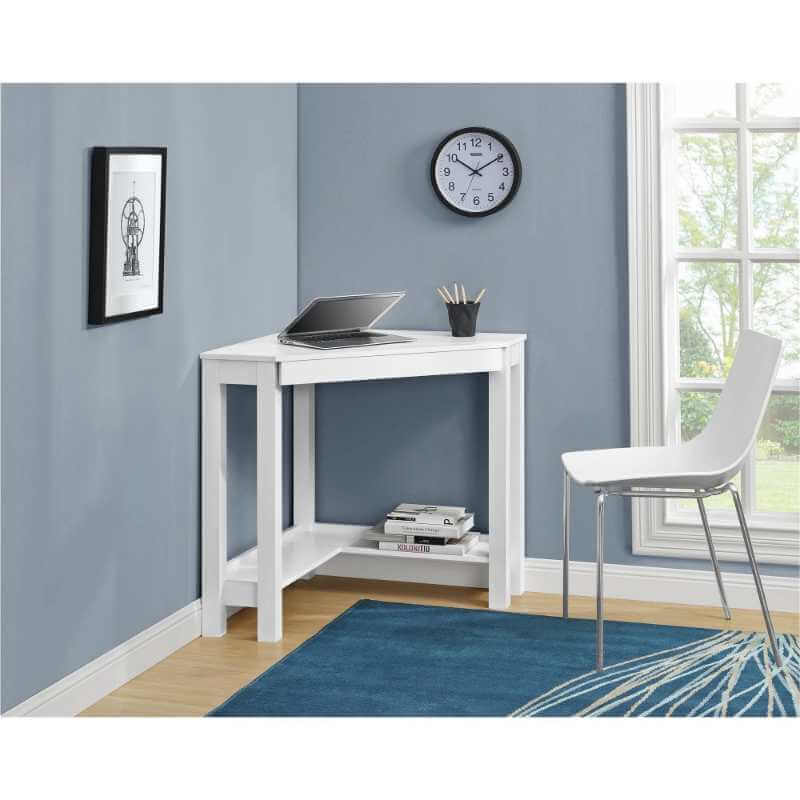 Bureau d'angle Parsons d'Ameriwood Home - Blanc – Image 2
