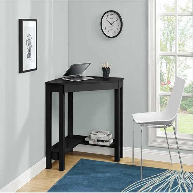 Bureau d'angle Parsons d'Ameriwood Home - Blanc – Image 3