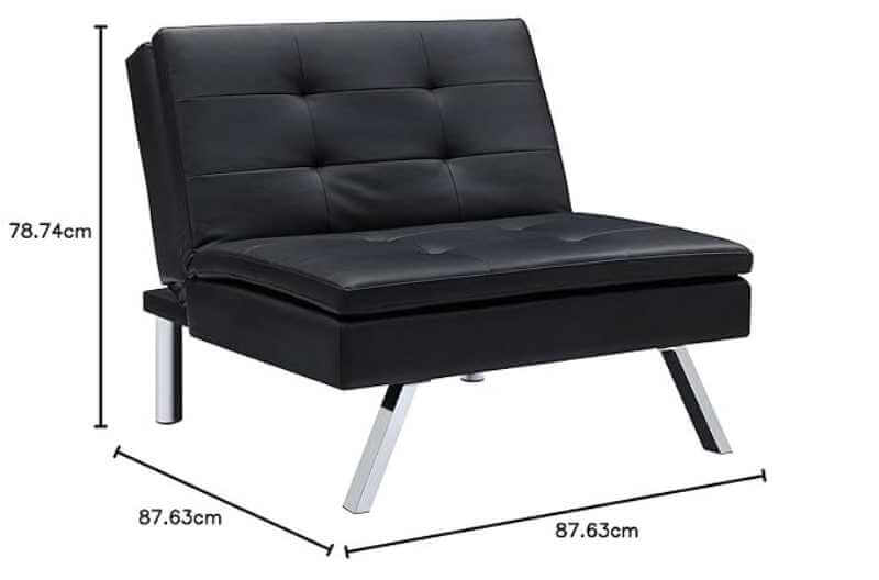 Fauteuil Convertible en Similicuir – Image 4
