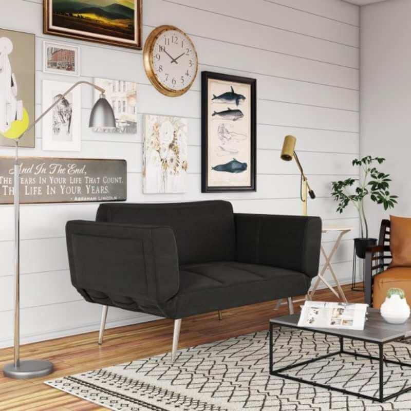 Futon DHP Euro avec rangement pour magazines