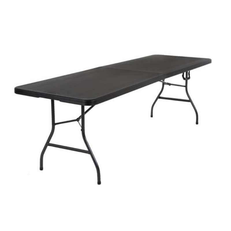 Table de luxe pliable en deux de 2,44 m x 76 cm, moulée par soufflage – Image 5