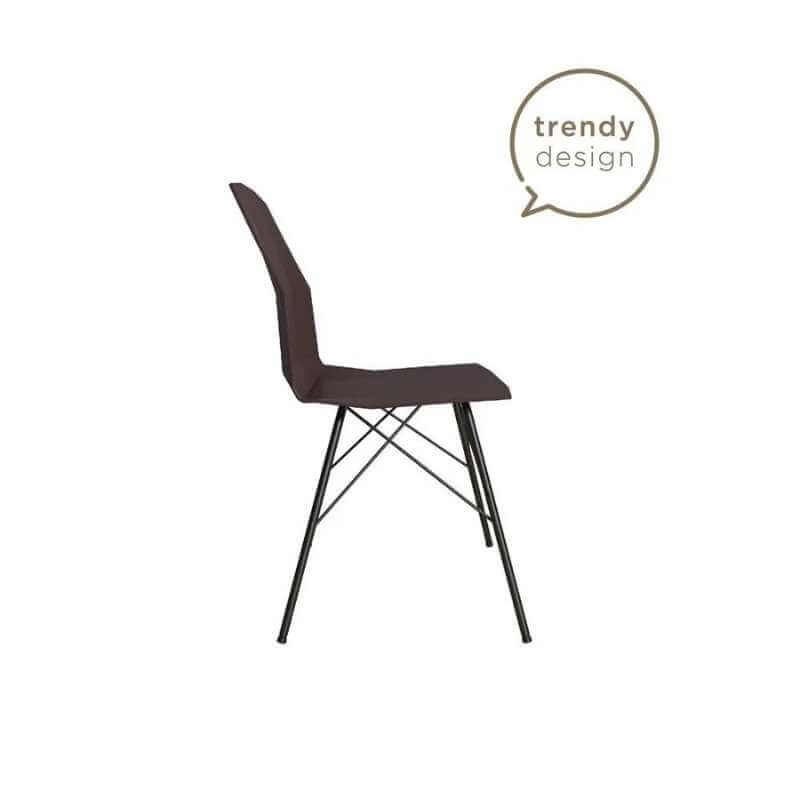 Chaise de salle à manger moulée Riley de CosmoLiving par Cosmopolitan (lot de 2) – Image 3
