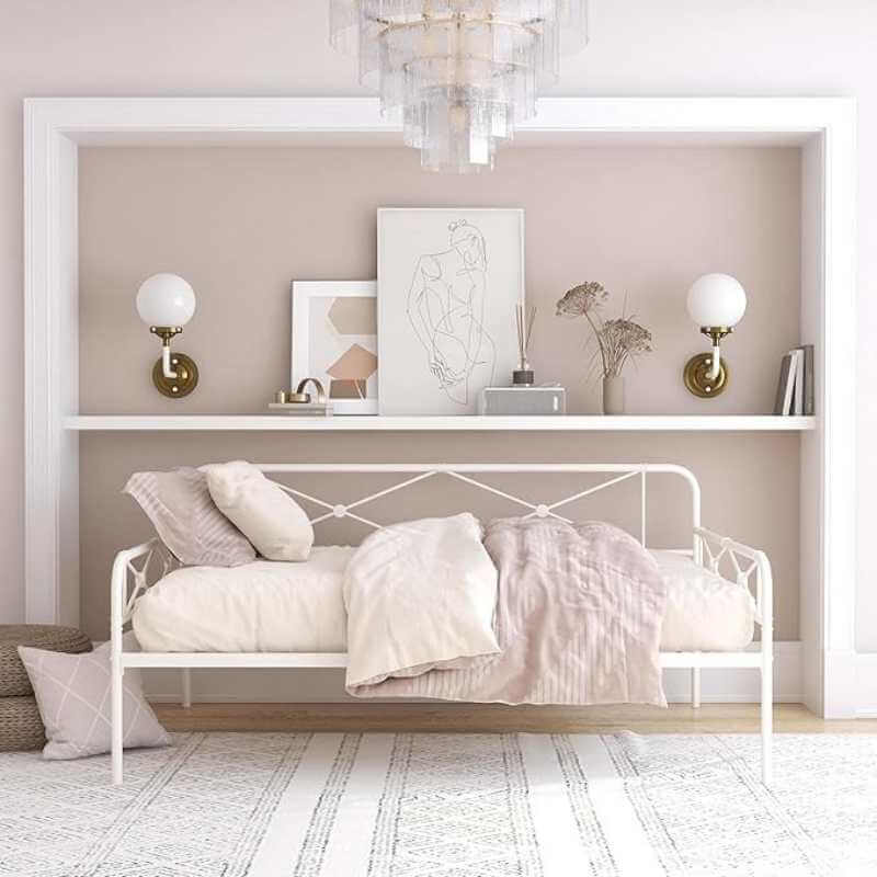 Allysa Metal Daybed with Steel Frame double