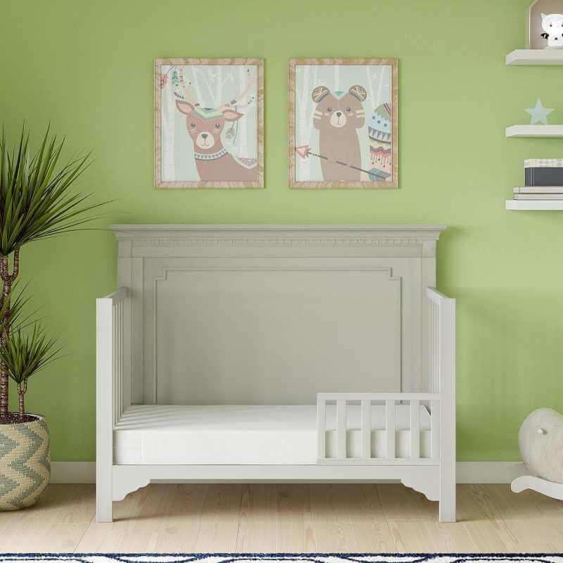 Safety 1st Transitions Matelas pour berceau et lit d'enfant, housse imperméable et résistante aux taches, blanc – Image 4