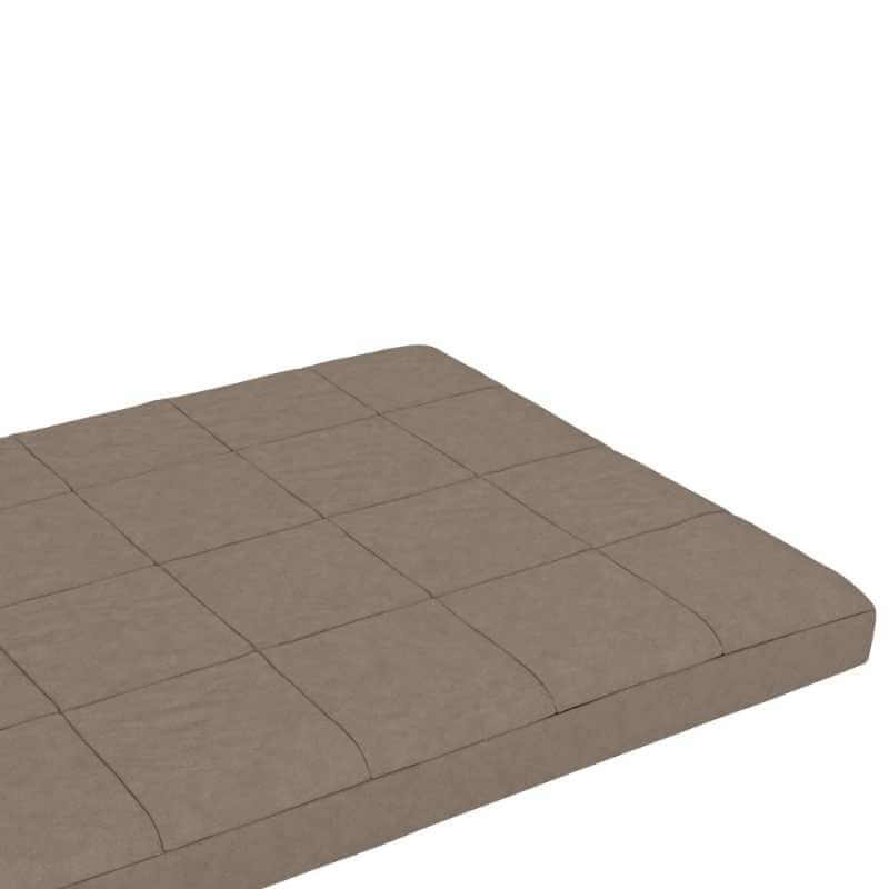 Matelas futon carré matelassé en microfibre DHP Elowen 15 cm, taille standard, gris – Image 5