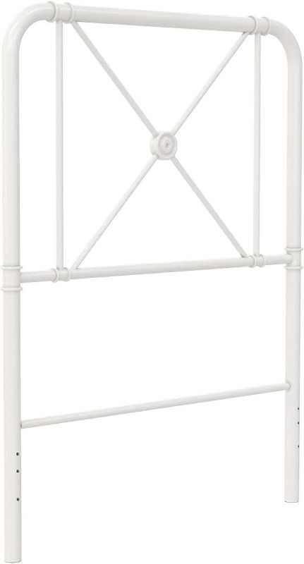 Tête de Lit en Métal Blanc (Format Simple) – Image 2