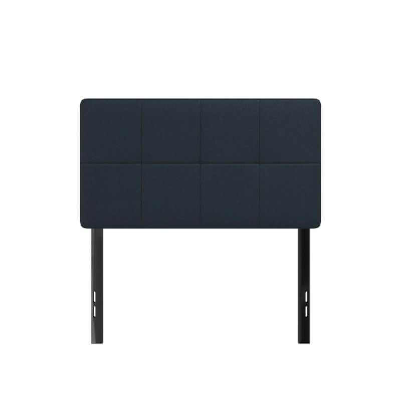 Tête de Lit Capitonnée en Tissu – Modèle Tyler Bleu twin