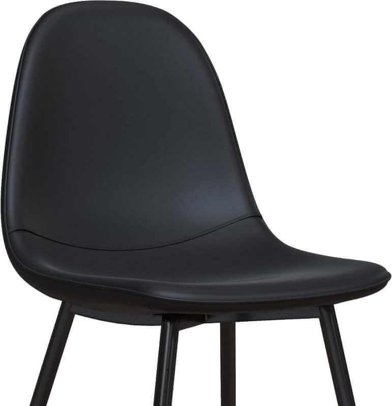 Chaise de salle à manger rembourrée Calvin (ensemble de 4) – Image 3