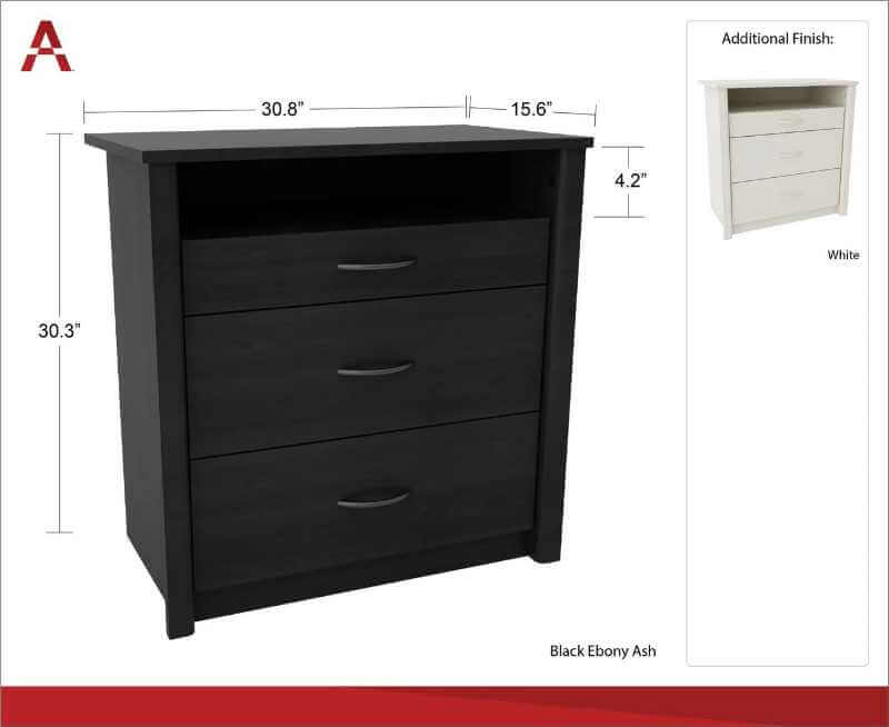 Commode multimédia Julian d'Ameriwood Home – Image 4
