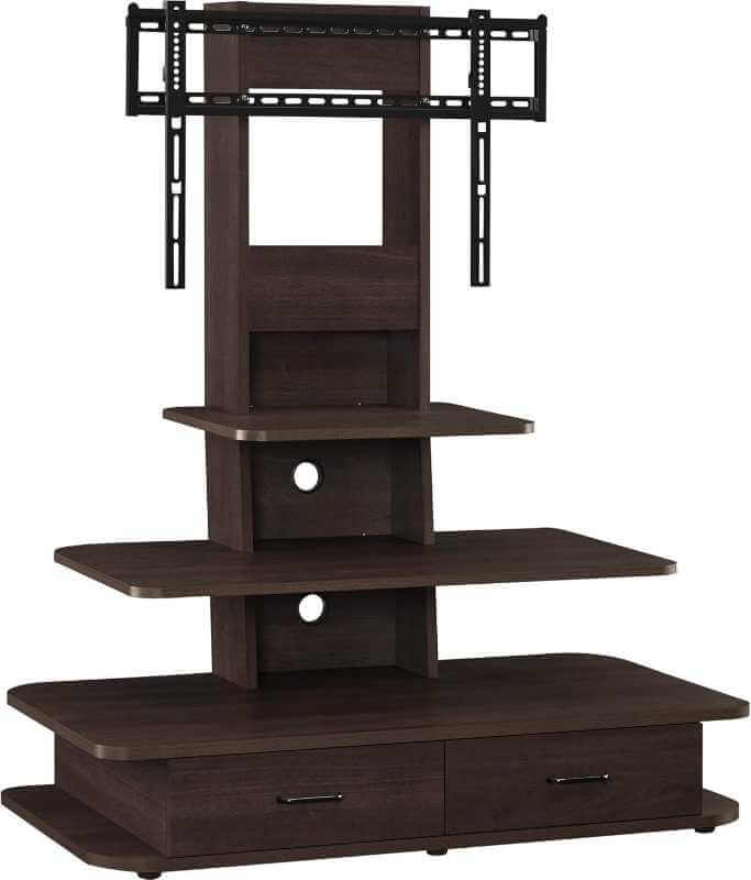 Meuble TV avec support et tiroirs pour téléviseur jusqu’à 70 po, Espresso – Ameriwood Home Galaxy – Image 3